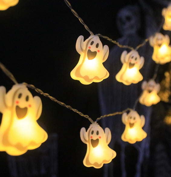 Wansheng Ghost Festival Atmosphere Festival LED Pumpkin Bat Decorative Lights